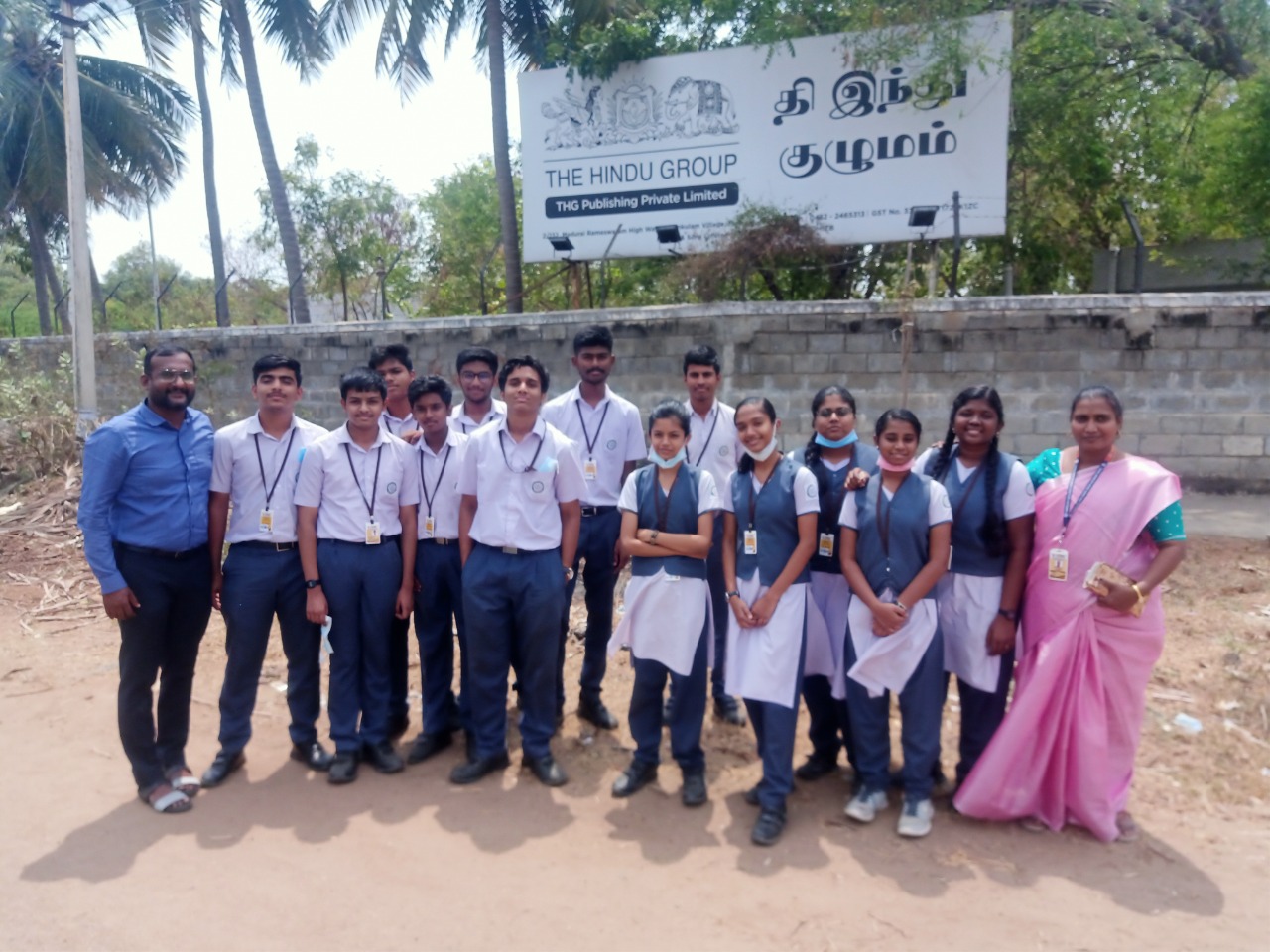 students visit