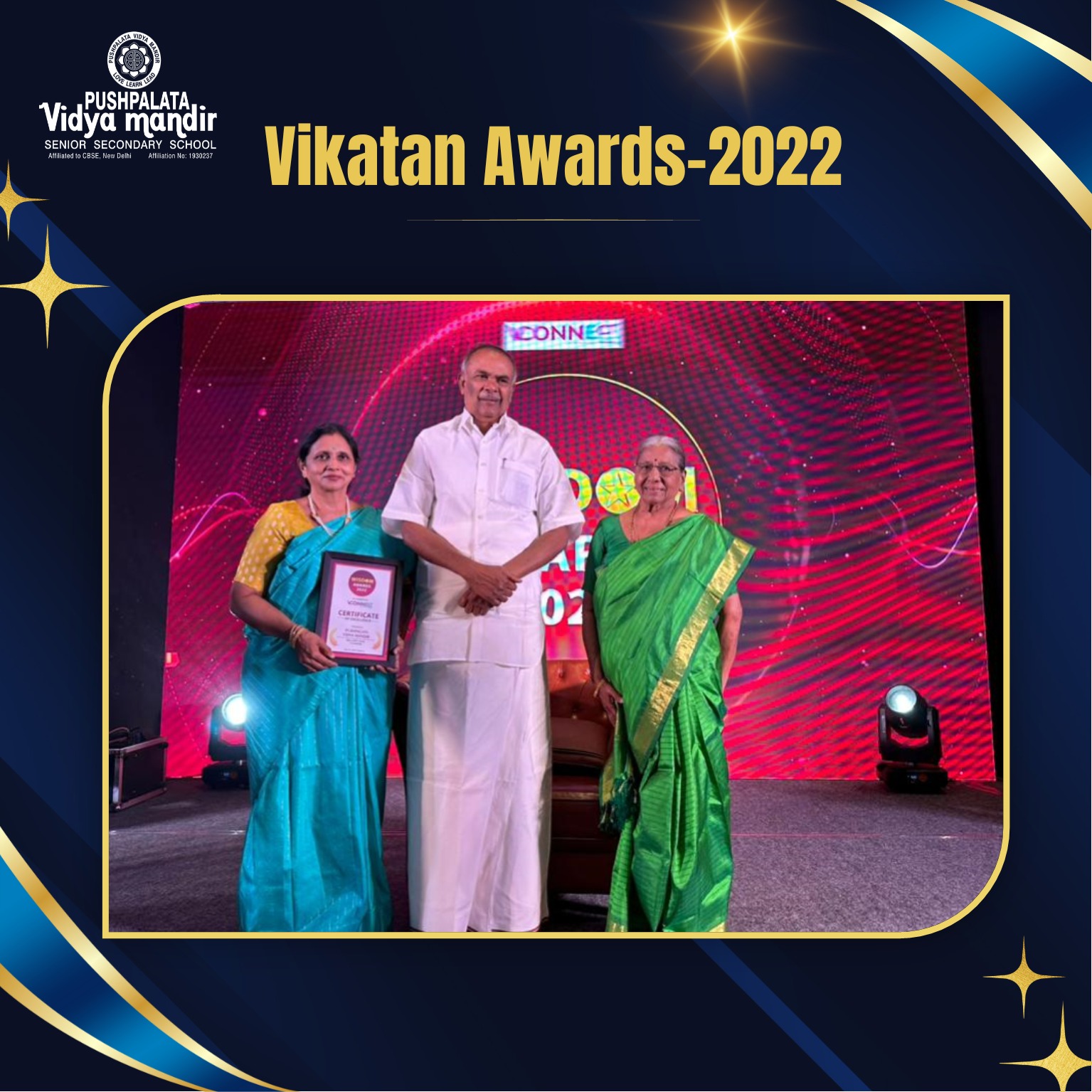 Vikatan’s Wisdom Awards2022 Pushpalata Vidya Mandir